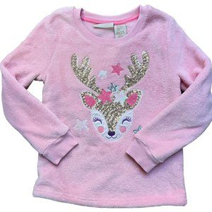Cynthia Rowley Sequin reindeer Sweat Shirt